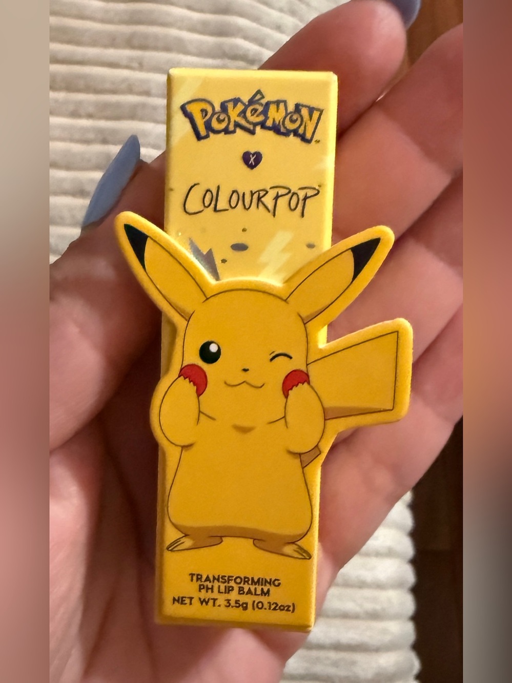 Colourpop Pikachu-Theme Colour-Changing Lip Balm